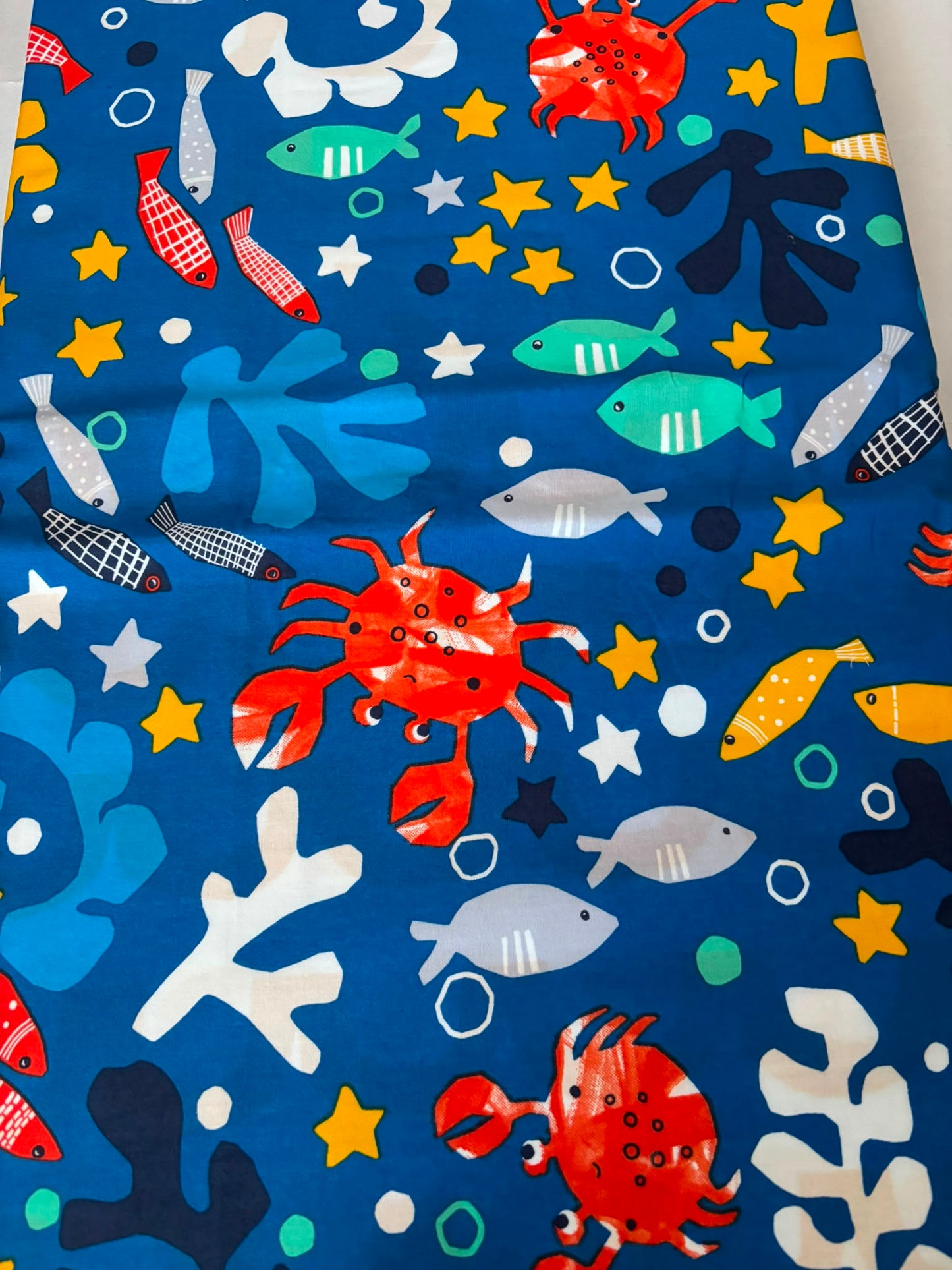 Underwater Twin Duvet Cover Set fabric close-up
