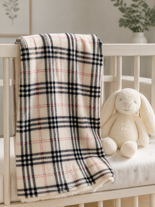 Plush Toy with Blanket - Tan Bunny